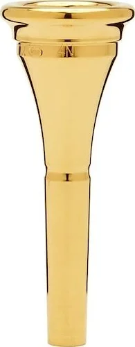 Denis Wick Classic French Horn Mouthpiece, Narrow Rim, Gold-Plated, 4N