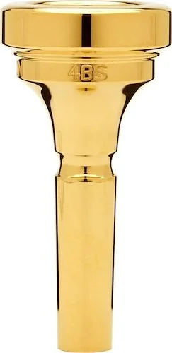 Denis Wick Classic Trombone Mouthpiece, Gold-Plated, 4BS