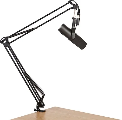 Desk-Mounted Broadcast/Podcast Boom Mic Stand