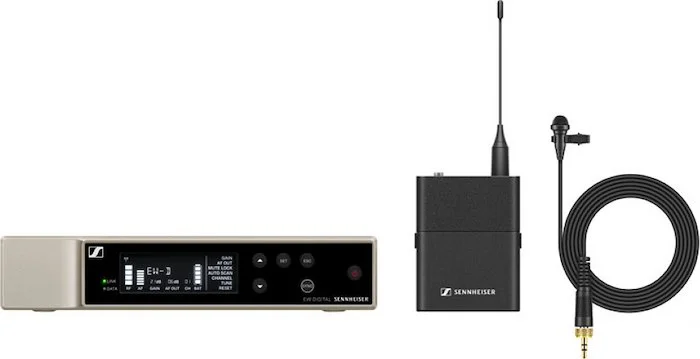 Digital wireless lavalier set