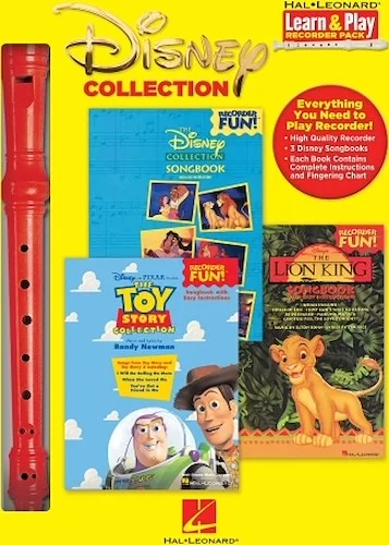 Disney Collection - Learn & Play Recorder Pack