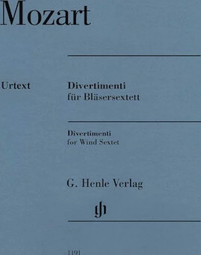Divertimenti for 2 Oboes, 2 Horns and 2 Bassoons