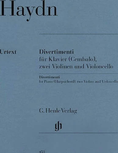 Divertimenti for Piano (Cembalo) with 2 Violins and Violoncello