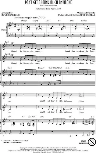 Don't Get Around Much Anymore