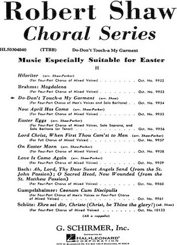 Don't Touch-A My Garment