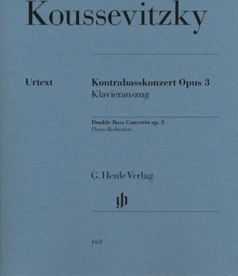 Double Bass Concerto Op. 3 - Double Bass and Piano Reduction