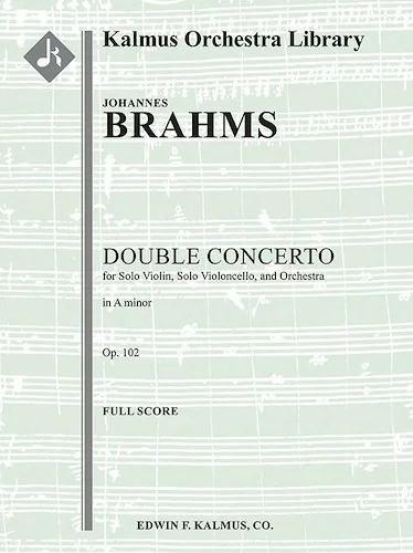 Double Concerto for Violin and Cello in A minor, Op. 102<br>