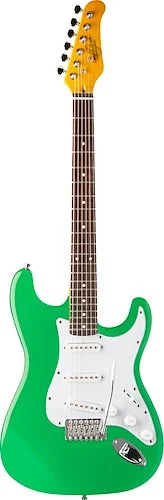 Oscar Schmidt OS-300-SFG-A Double Cut Electric Guitar. Surf Green