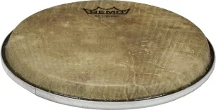 Doumbek Drumhead, R Series, Skyndeep, 8" Diameter, 1/2" Collar, Wide Hoop, 'fish Skin'
