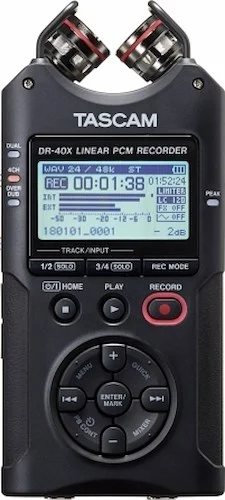 DR-40X - Four Track Digital Audio Recorder & USB Audio Interface