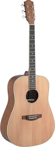 Asyla series 4/4 dreadnought acoustic guitar with solid spruce top