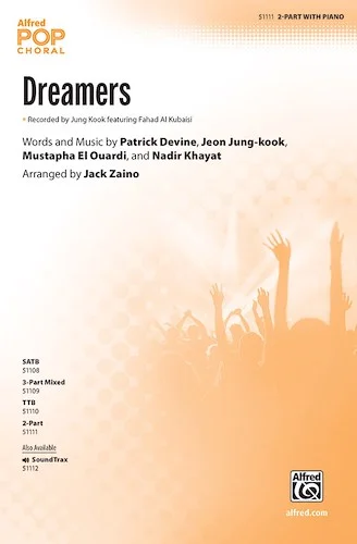 Dreamers<br>Recorded by Jung Kook featuring Fahad Al Kubaisi