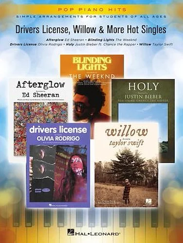 Drivers License, Willow & More Hot Singles - Pop Piano Hits Series