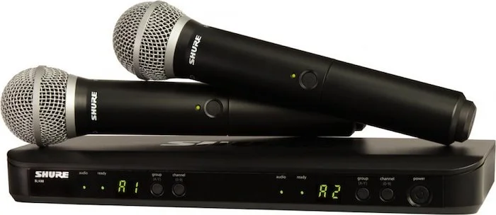 Dual Vocal System with (1) BLX88 Dual Wireless Rec