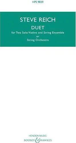 Duet - for Two Violins and String Ensemble