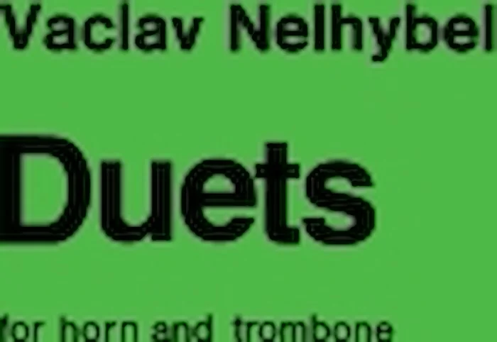 Duets for Horn and Trombone