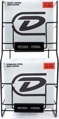 DUNLOP BASS STRING BIN        Two-Tiered POP