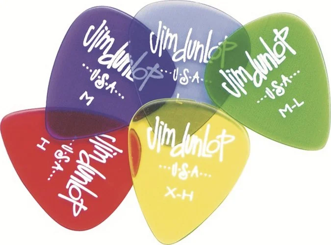 DUNLOP GEL PICKS 1008 ASST.JAR