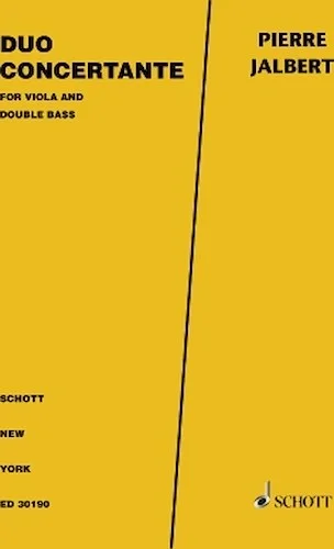 Duo Concertante - for Viola and Double Bass