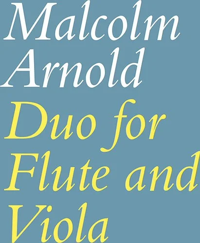 Duo for Flute and Viola, Opus 10