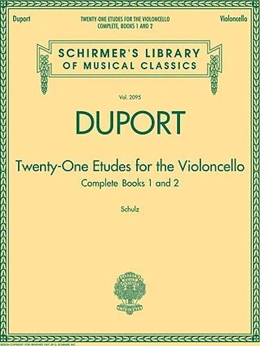 Duport - 21 Etudes for the Violoncello, Complete Books 1 & 2