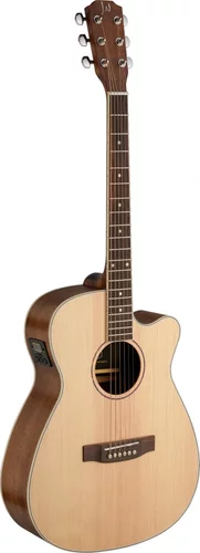 Asyla series 4/4 cutaway auditorium acoustic-electric guitar with solid spruce top