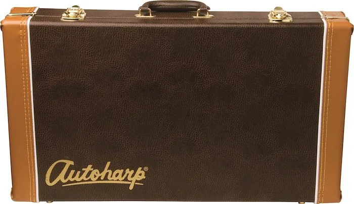 Oscar Schmidt AC449 Hardshell Auto Harp Case. Brown