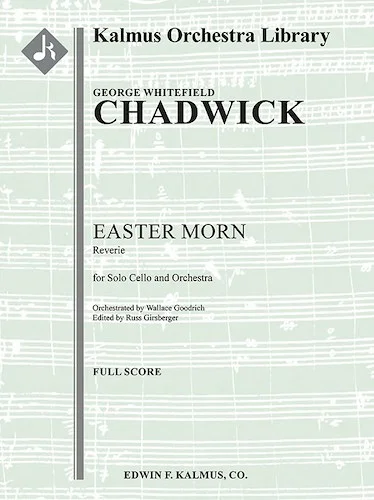 Easter Morn: Reverie (1st edition) for Solo Violoncello and Orchestra<br>