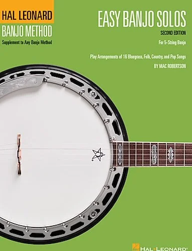 Easy Banjo Solos - Second Edition - For 5-String Banjo