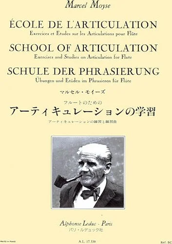 Ecole de L'articulation pour Flute - School of Articulation for Flute