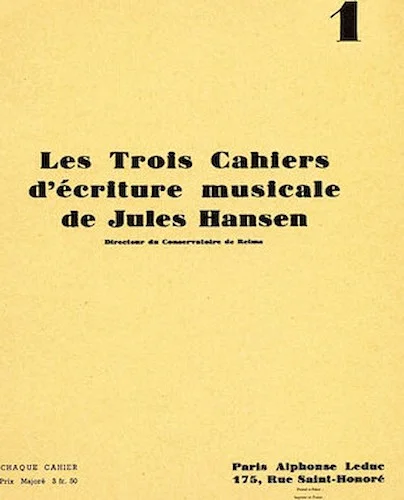 Ecriture Musicale Vol.1 (book)