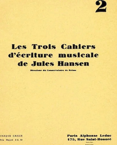Ecriture Musicale Vol.2 (book)