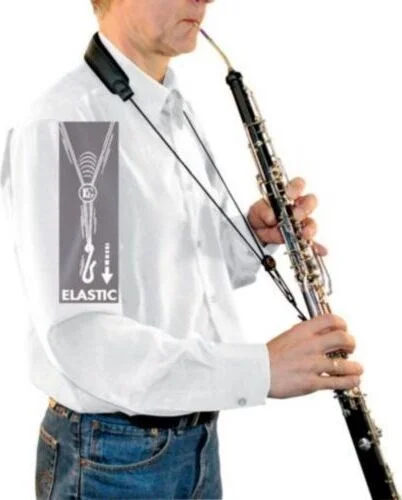 EH Leather Strap, Elastic, 2 LP Connect