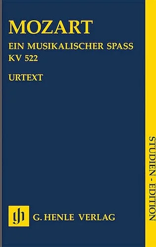 Ein Musikalischer Spass  A Musical Joke  K. 522
