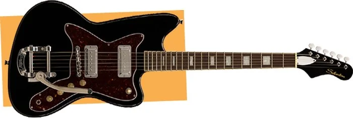 Silvertone Guitars Model 1478 Black Image