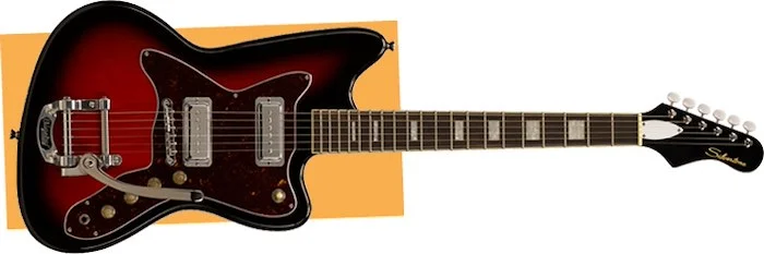 Silvertone Guitars Model 1478 Red Sunburst Image