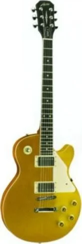 Austin Electric Guitar, Single Cut Super 6 Gold Top