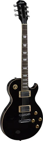 Austin Elecric Guitar, Single Cut Super 6-Pro Black