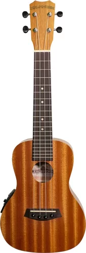 Electro-acoustic traditional concert ukulele with mahogany top