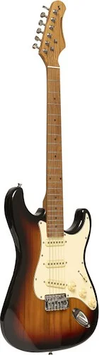 Electric guitar series 55 with solid paulownia body