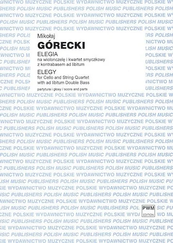Elegy - for Cello and String Quartet with Double Bass ad lib.