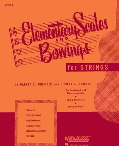 Elementary Scales and Bowings - Viola - (First Position)