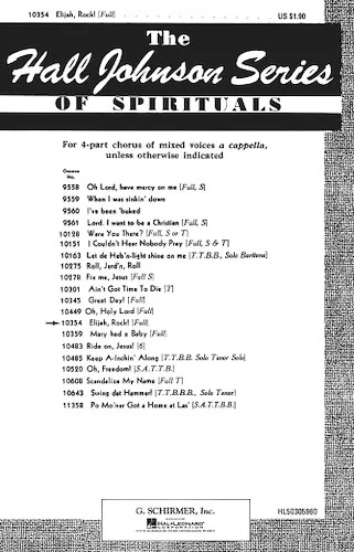 Elijah Rock Unac Full Chorus