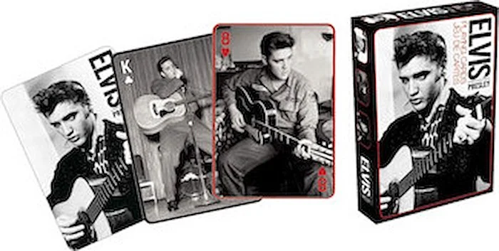 Elvis Presley Playing Cards - Black & White