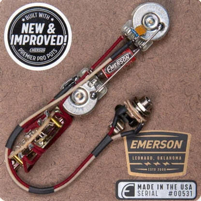 Emerson Custom Telecaster 3-Way Prewired Kit - Reverse Control Layout<br>