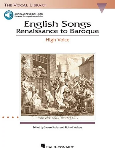 English Songs: Renaissance to Baroque - With online audio of piano accompaniments