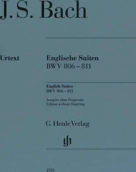 English Suites BWV 806-811 - Without Fingering