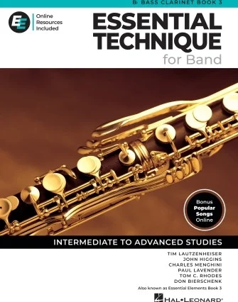 Essential Elements for Band - Bb Bass Clarinet Book 3 with EEi