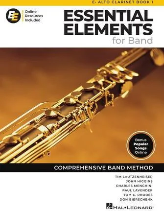Essential Elements for Band - Eb Alto Clarinet Book 1 with EEi