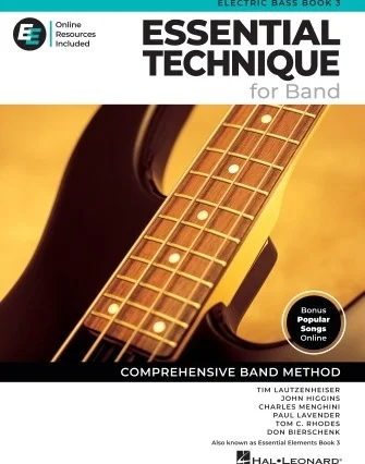 Essential Elements for Band - Electric Bass Book 3 with EEi